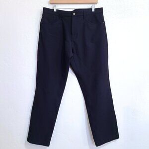 FootJoy Athletic Fit Golf Pants 36x30 Dark Navy Stretch Performance EUC
